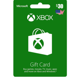 Xbox 30 USD Gift Card (United States) - Digital Key